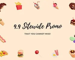 9.9 Sitewide Promo That You Cannot Miss!